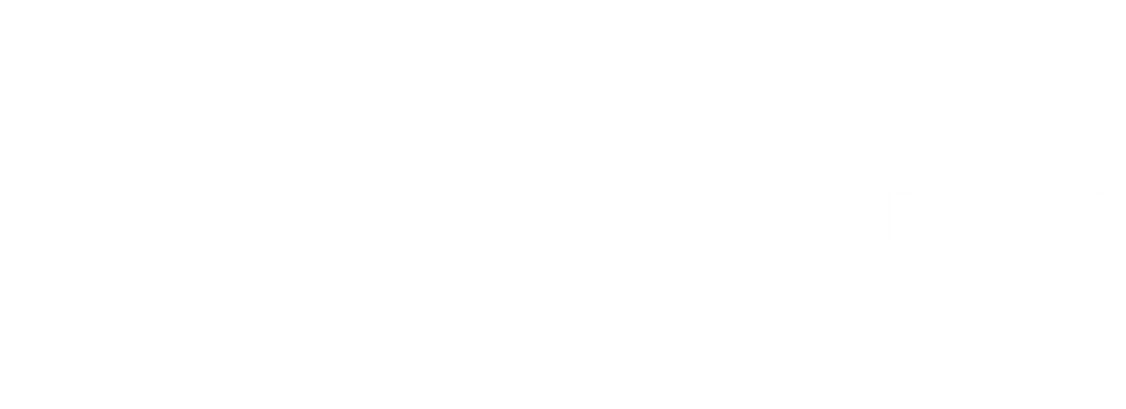 Odgers Law White Logo