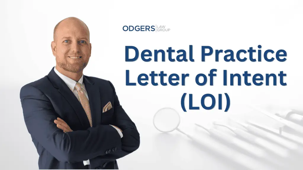 Dental Practice Letter of Intent